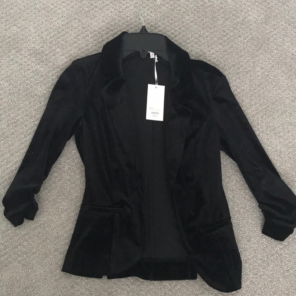 Velvet blazer